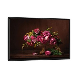 iCanvas "Still Life With Roses" by Alina Lankina Framed - Bed Bath